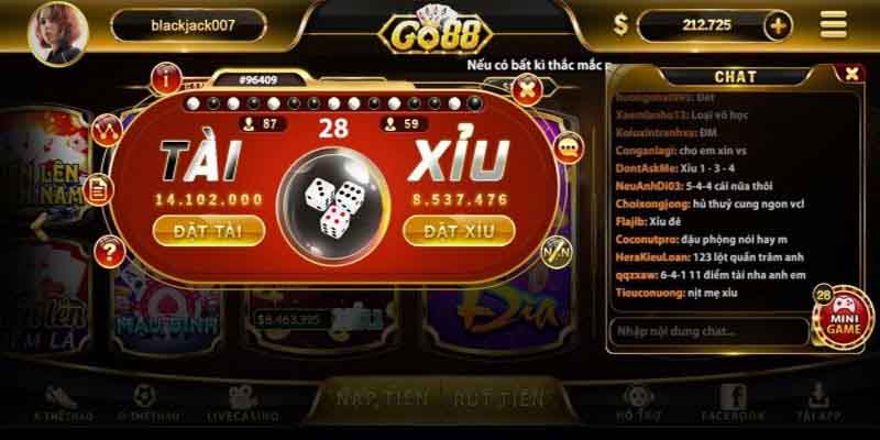 Sơ lược về tài xỉu go88 tại nền tảng